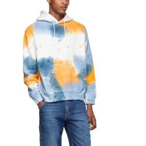 NWOT MSGM Colorful Tie-Dye Hoodie